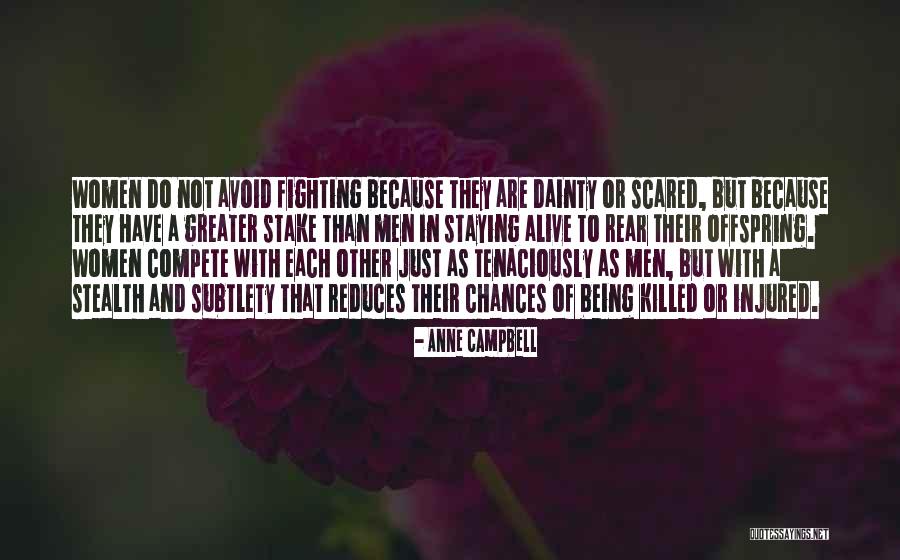 Scared Quotes By Anne Campbell