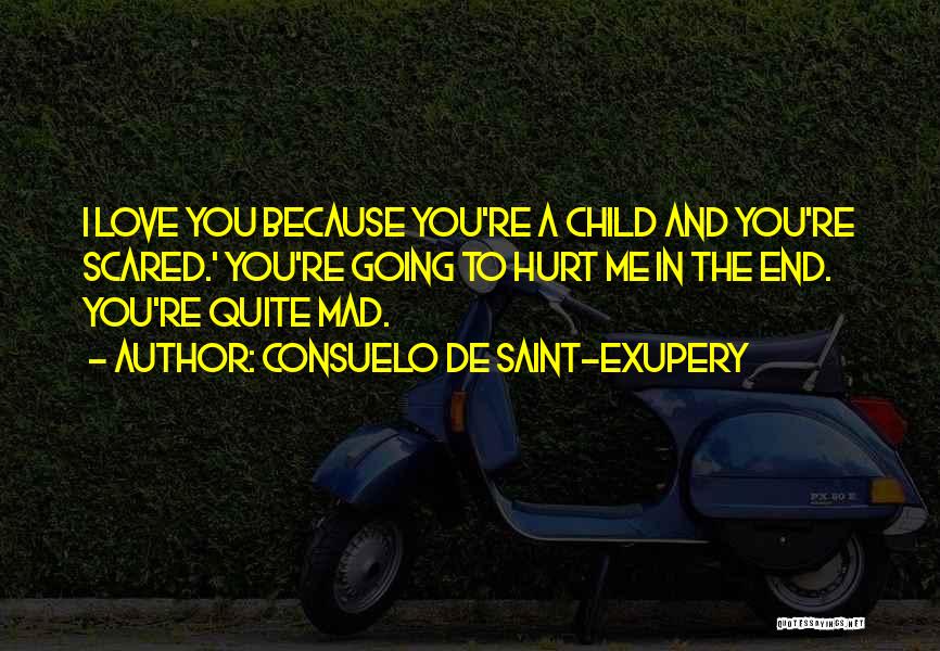 Scared To Get Hurt Quotes By Consuelo De Saint-Exupery