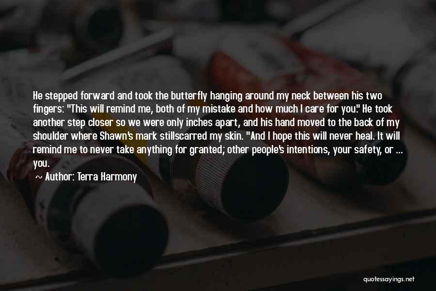 Scarred People Quotes By Terra Harmony