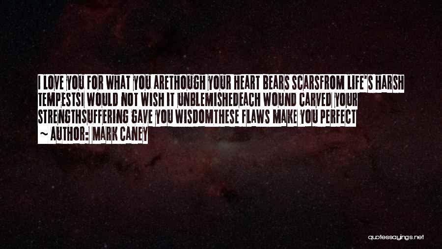 Scars Love Quotes By Mark Caney