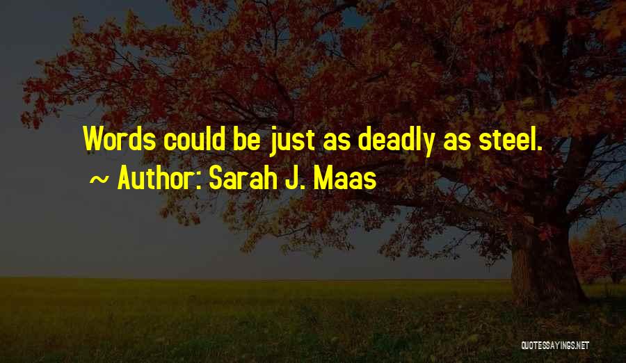 Scary Movie Parrot Quotes By Sarah J. Maas