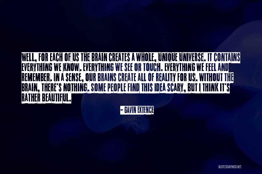 Scary Reality Quotes By Gavin Extence Scary Reality Quotes By Gavin Extence