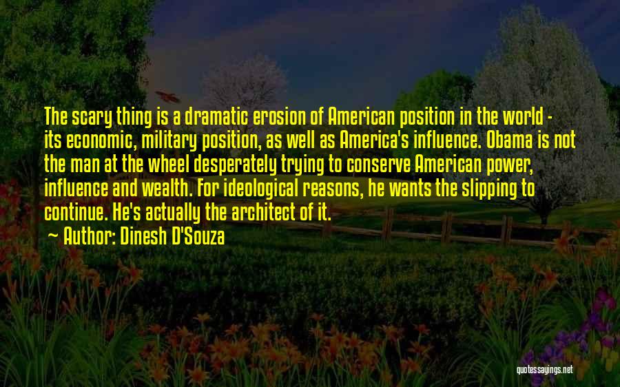 Scary World Quotes By Dinesh D'Souza