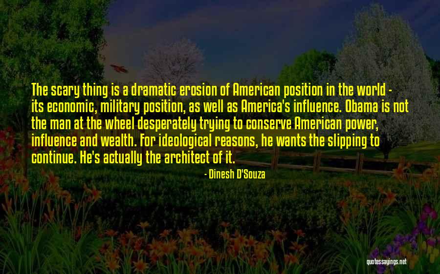 Scary World Quotes By Dinesh D'Souza