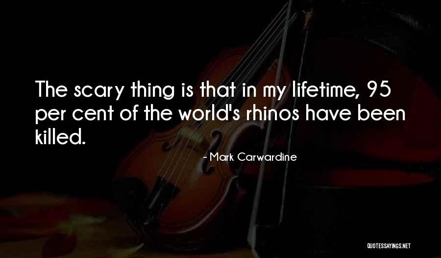 Scary World Quotes By Mark Carwardine