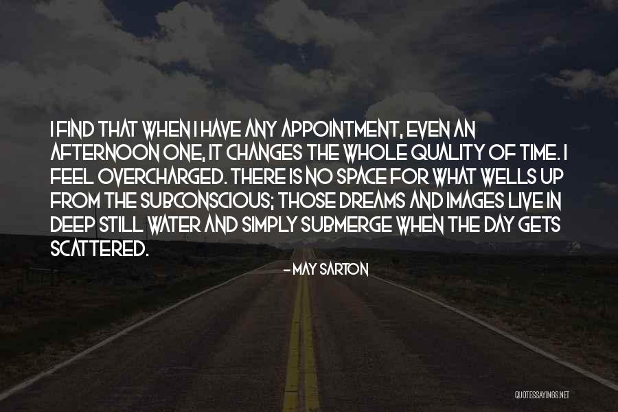 Scattered Dreams Quotes By May Sarton Scattered Dreams Quotes By May Sarton
