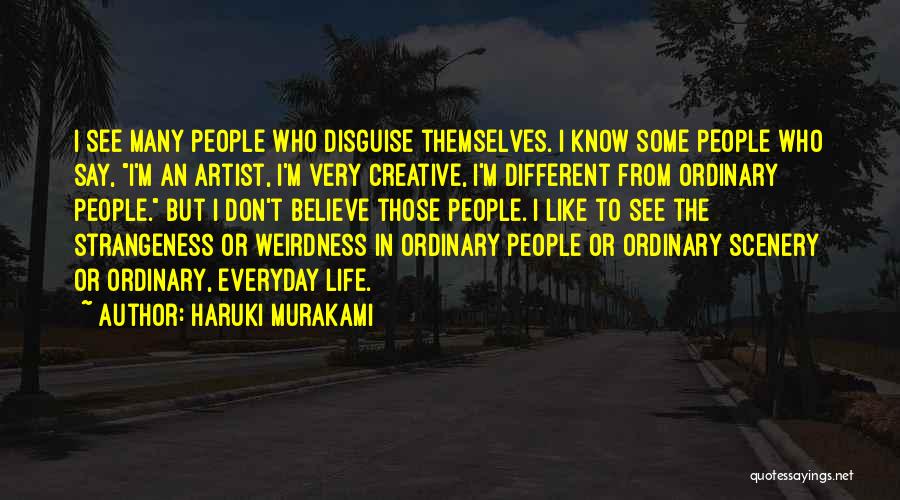 Scenery Quotes By Haruki Murakami