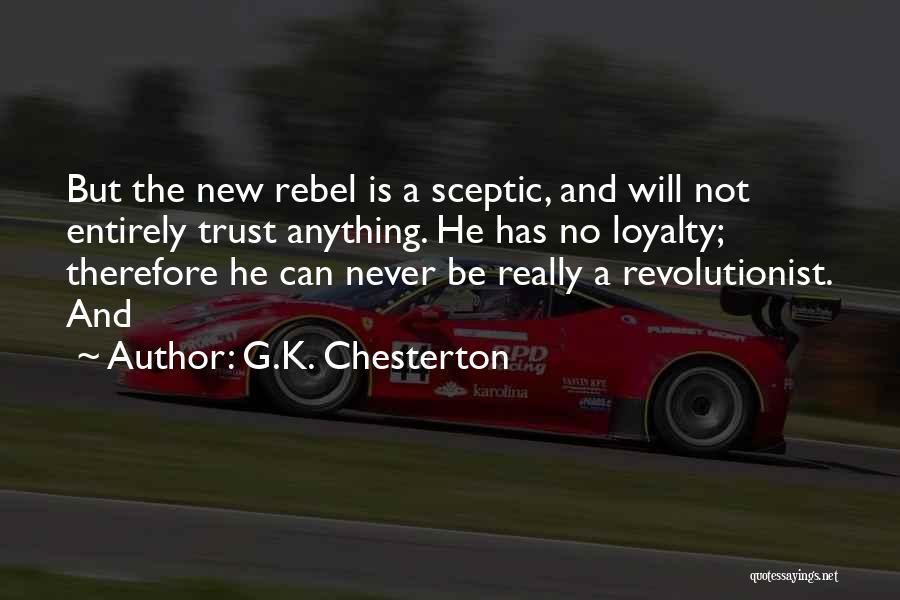 Sceptic Quotes By G.K. Chesterton