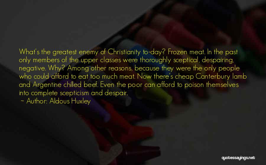 Scepticism Quotes By Aldous Huxley