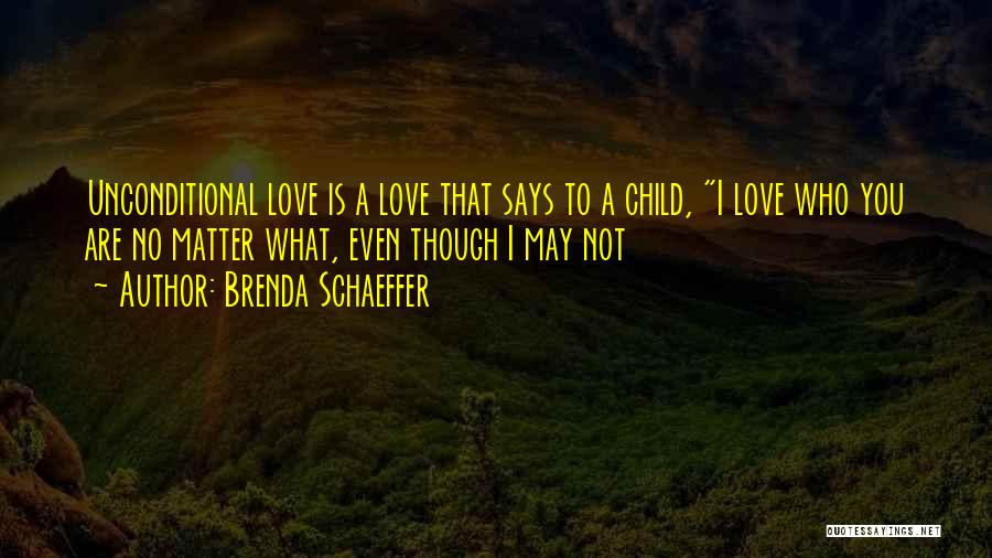 Schaeffer Quotes By Brenda Schaeffer