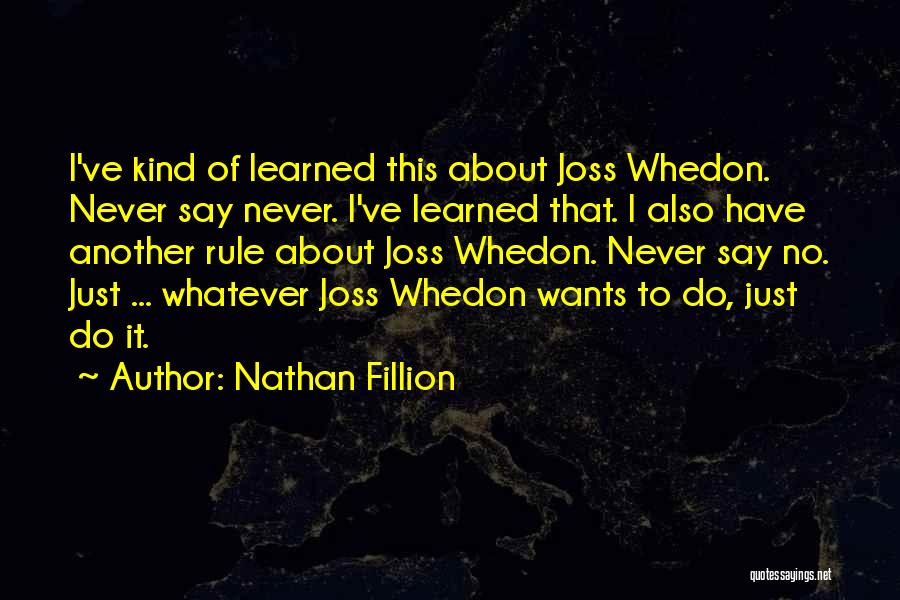 Scharpf Builders Quotes By Nathan Fillion