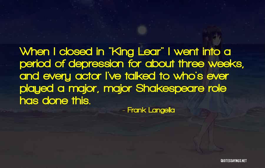 Schatzkis Esophageal Rings Quotes By Frank Langella Schatzkis Esophageal Rings Quotes By Frank Langella