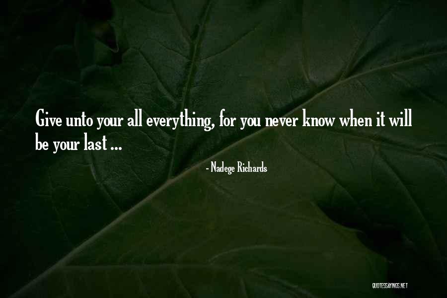 Schauspiel Frankfurt Quotes By Nadege Richards Schauspiel Frankfurt Quotes By Nadege Richards