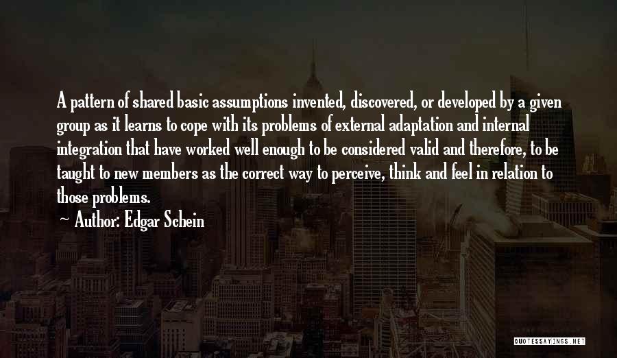 Schein Quotes By Edgar Schein