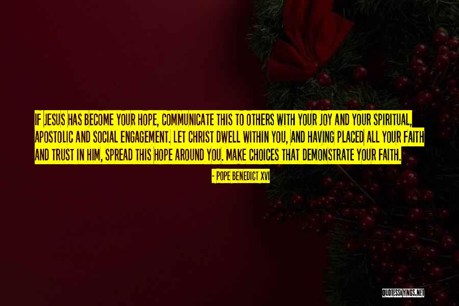 Schellinger Custom Quotes By Pope Benedict XVI Schellinger Custom Quotes By Pope Benedict XVI