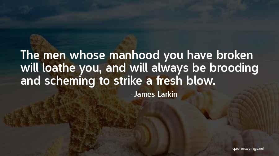 Scheming Quotes By James Larkin Scheming Quotes By James Larkin