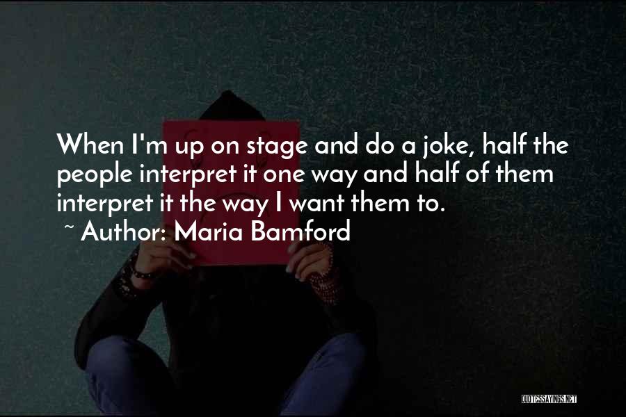 Schertzer Marion Quotes By Maria Bamford