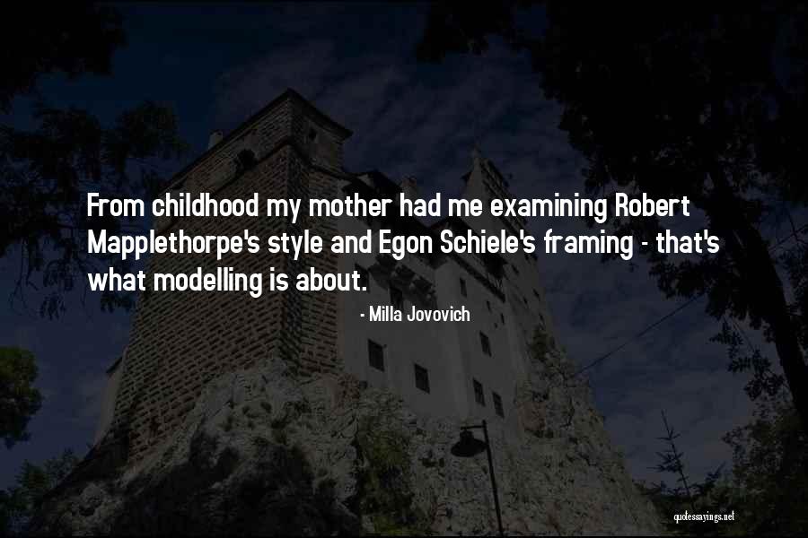 Schiele Egon Quotes By Milla Jovovich Schiele Egon Quotes By Milla Jovovich