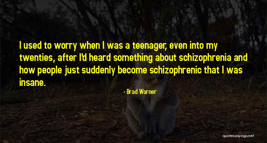 Schizophrenia Quotes By Brad Warner