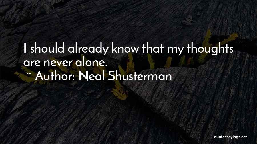 Schizophrenia Quotes By Neal Shusterman