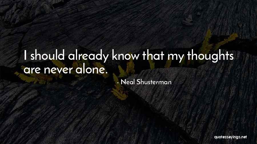 Schizophrenia Quotes By Neal Shusterman