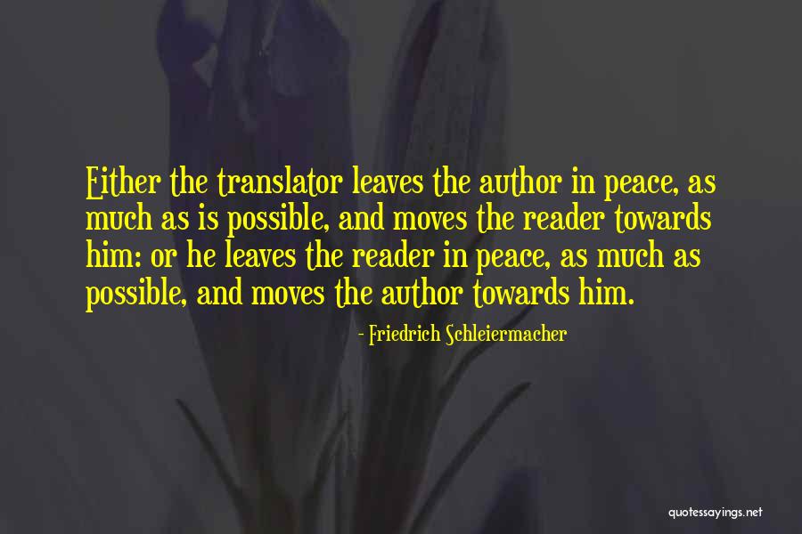 Schleiermacher Quotes By Friedrich Schleiermacher Schleiermacher Quotes By Friedrich Schleiermacher