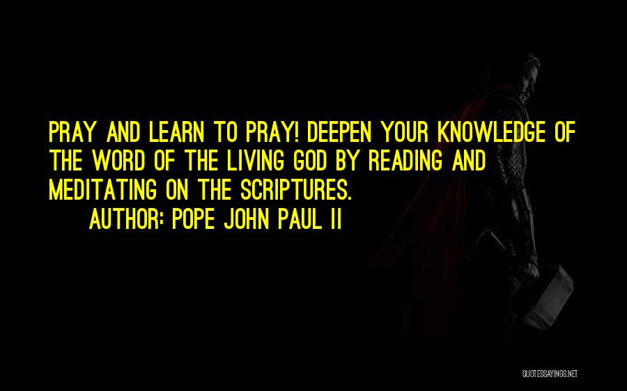 Schlug En Quotes By Pope John Paul II