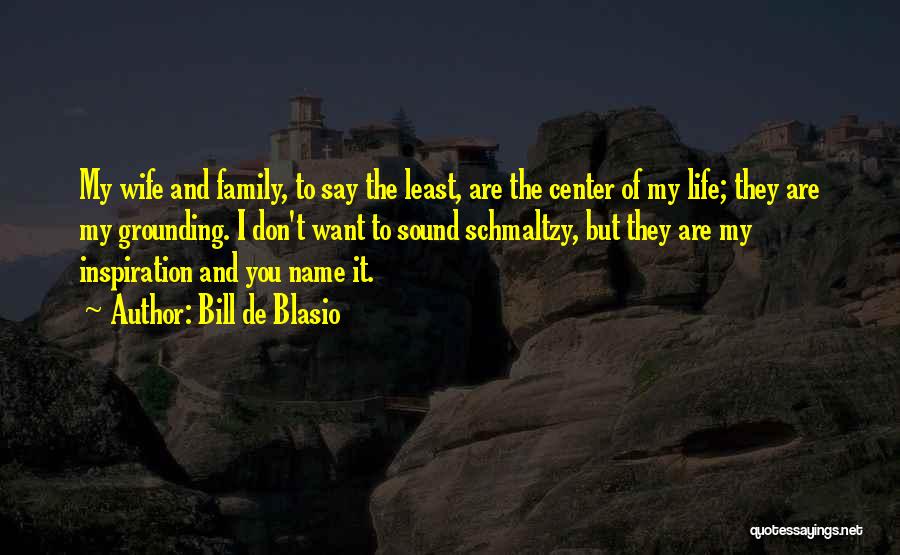 Schmaltzy Quotes By Bill De Blasio