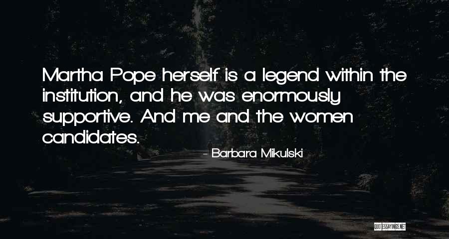 Schoeffler Dancers Quotes By Barbara Mikulski Schoeffler Dancers Quotes By Barbara Mikulski