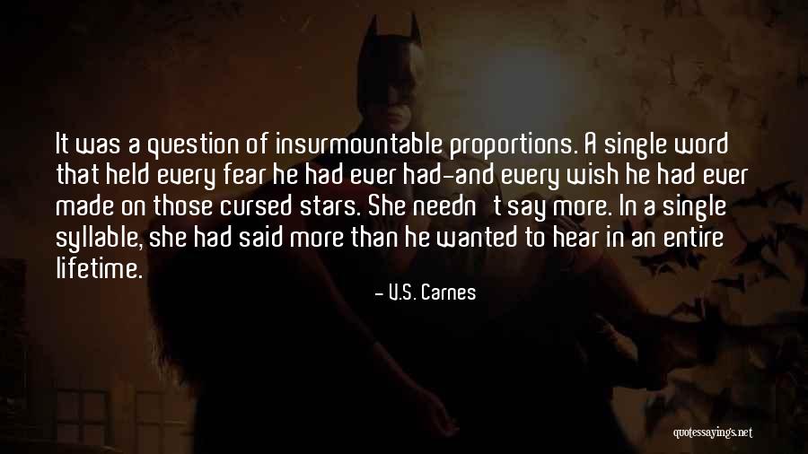Schonfeld Trakehner Quotes By V.S. Carnes Schonfeld Trakehner Quotes By V.S. Carnes