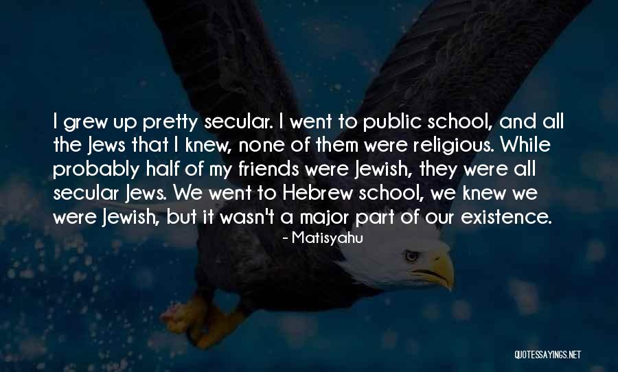 School And Friends Quotes By Matisyahu