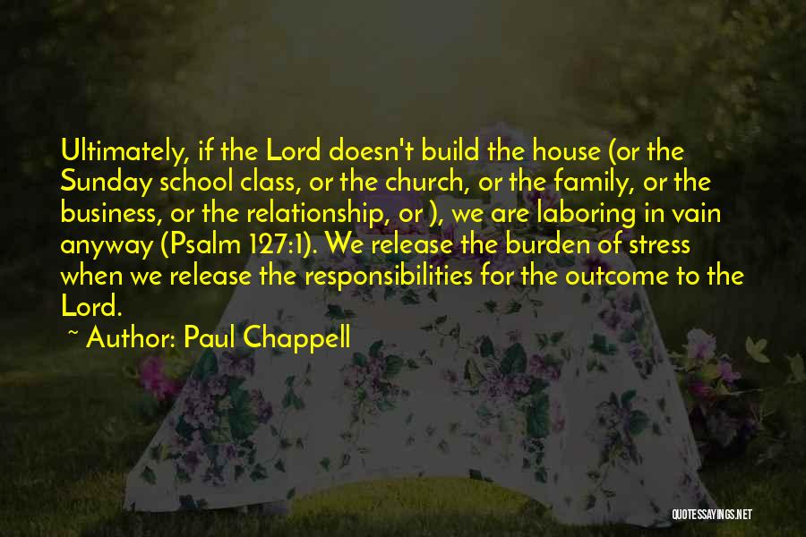 School And Stress Quotes By Paul Chappell