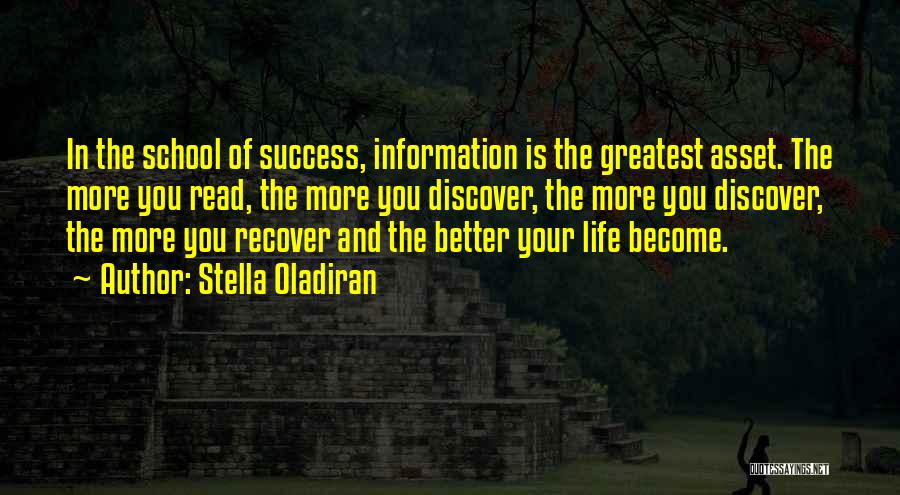 School And Success Quotes By Stella Oladiran