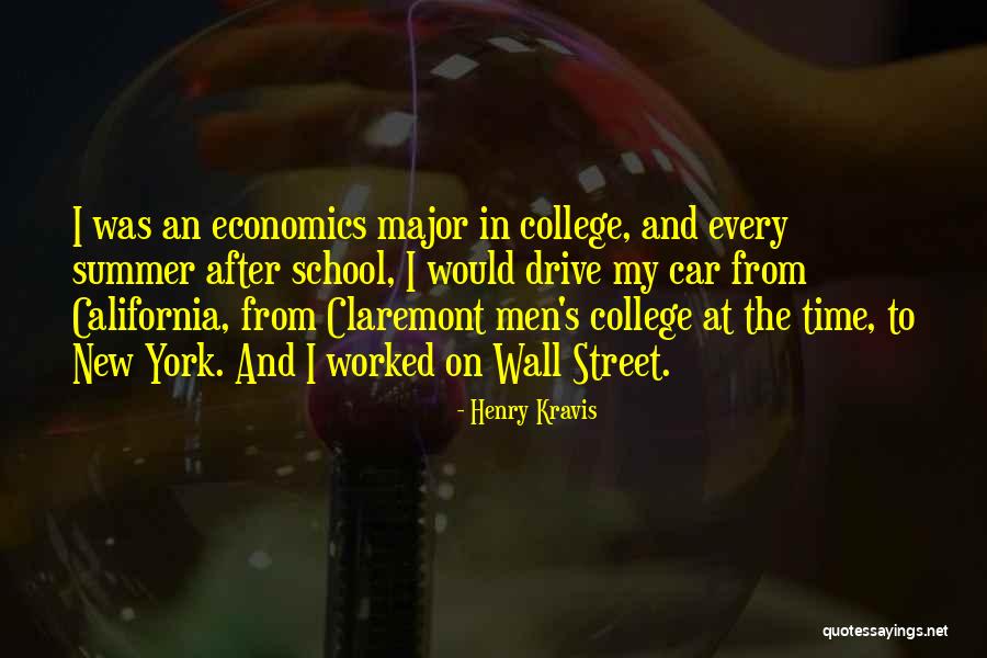 School And Summer Quotes By Henry Kravis