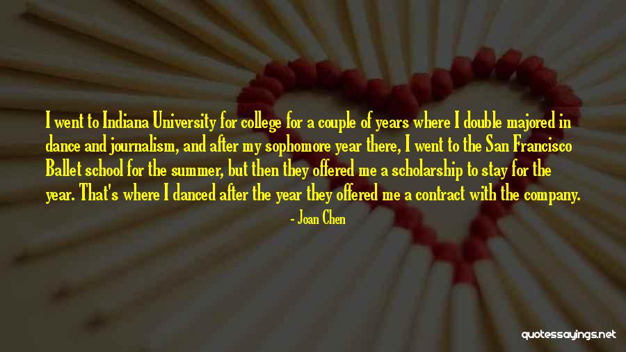 School And Summer Quotes By Joan Chen