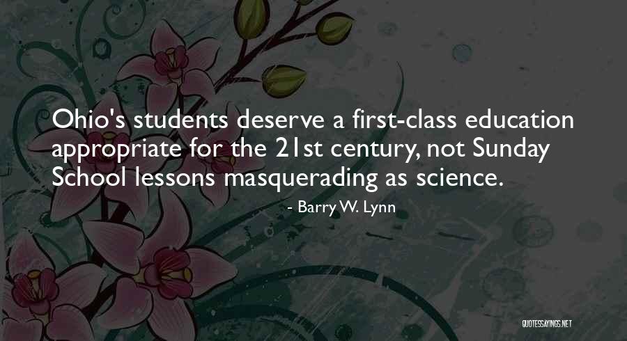 School Appropriate Quotes By Barry W. Lynn School Appropriate Quotes By Barry W. Lynn