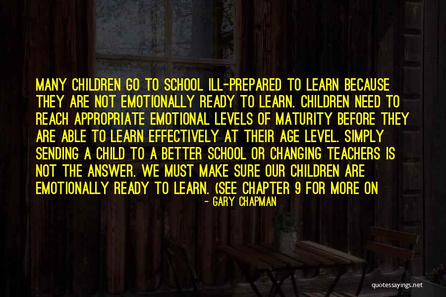 School Appropriate Quotes By Gary Chapman School Appropriate Quotes By Gary Chapman
