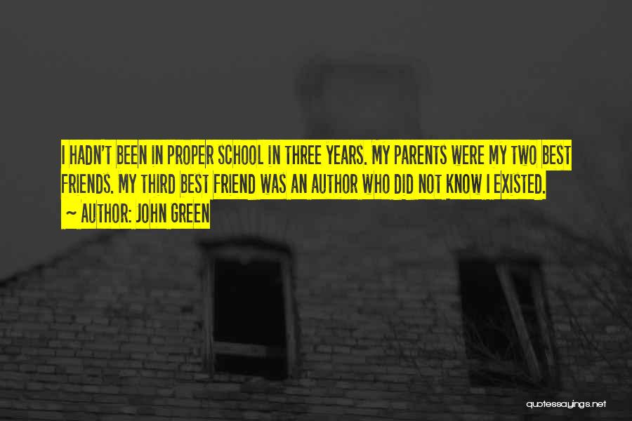 School Books Quotes By John Green