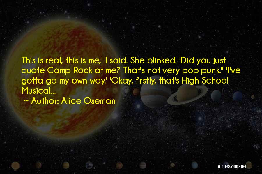 School Camp Quotes By Alice Oseman