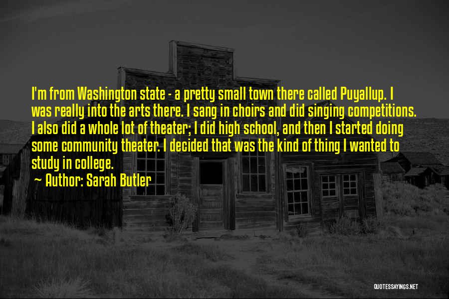School Competitions Quotes By Sarah Butler