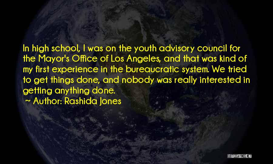School Council Quotes By Rashida Jones