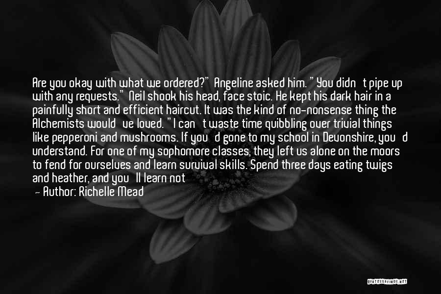 School Days Short Quotes By Richelle Mead