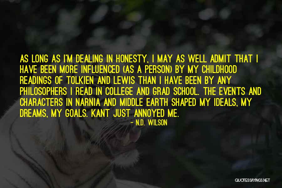 School Dreams Quotes By N.D. Wilson School Dreams Quotes By N.D. Wilson