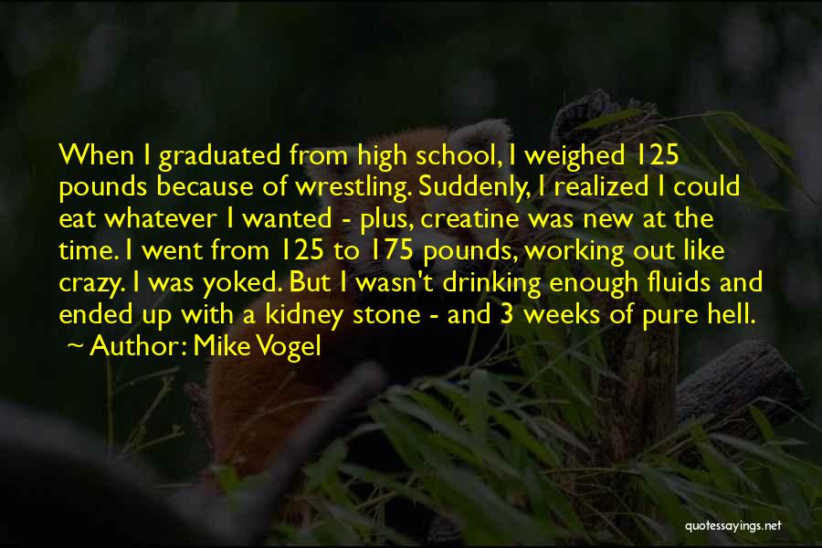 School Ended Quotes By Mike Vogel