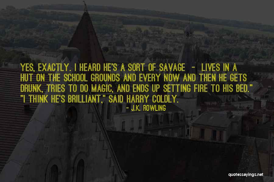 School Ends Quotes By J.K. Rowling