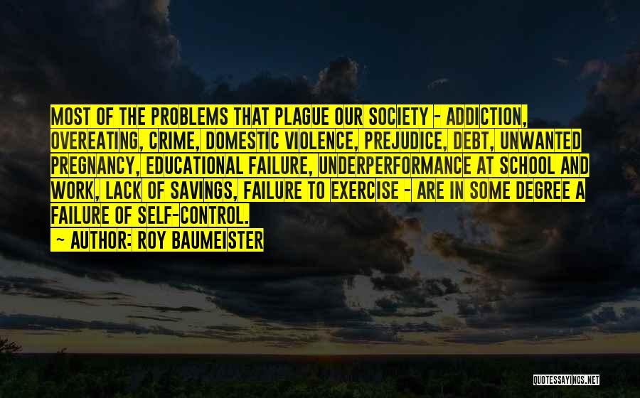 School Failure Quotes By Roy Baumeister