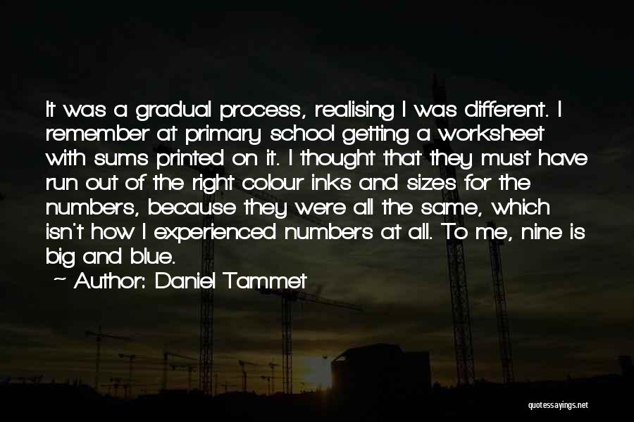 School Getting Out Quotes By Daniel Tammet