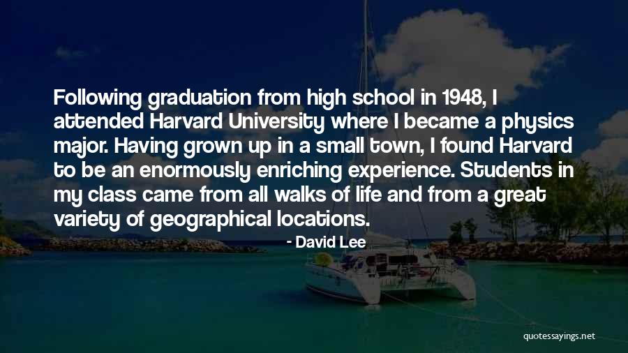 School Graduation Quotes By David Lee School Graduation Quotes By David Lee
