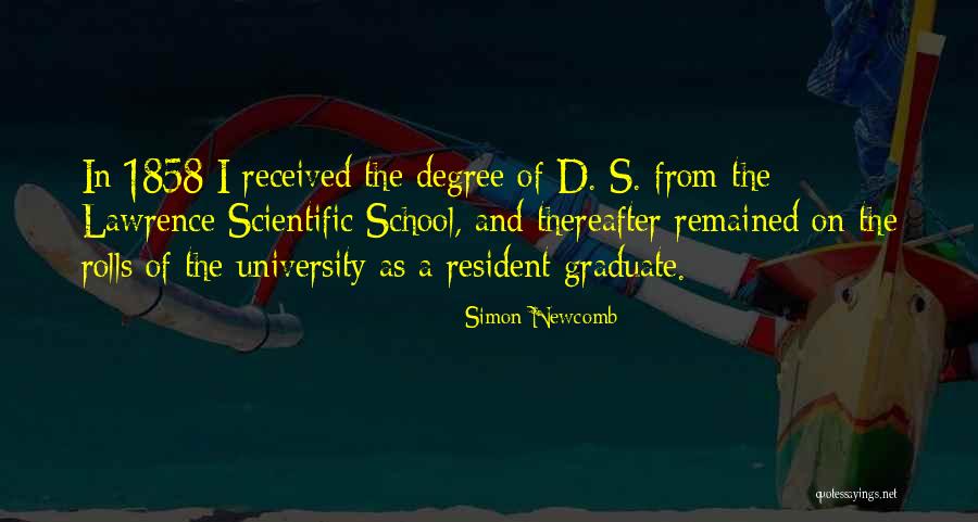 School Graduation Quotes By Simon Newcomb School Graduation Quotes By Simon Newcomb