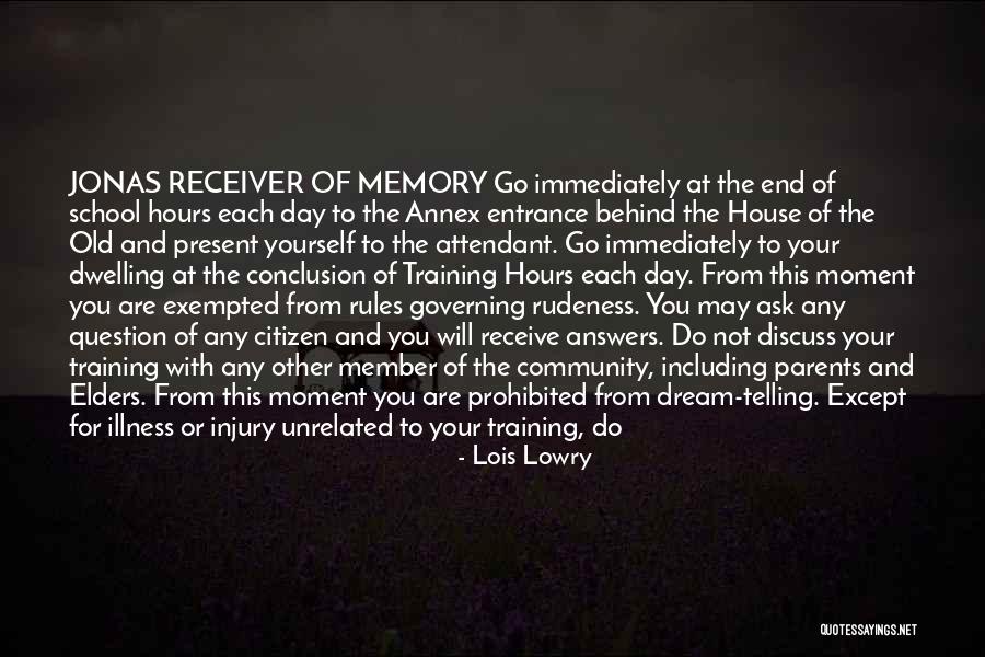 School Hours Quotes By Lois Lowry School Hours Quotes By Lois Lowry